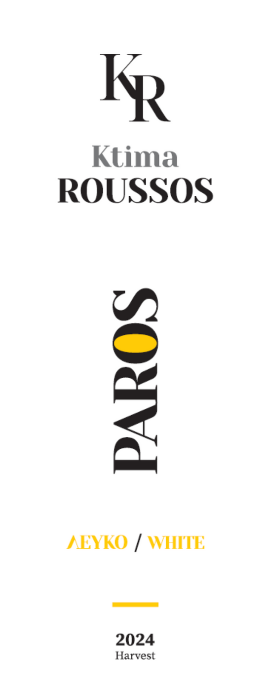 Ktima Roussos PAROS White 2025 (750ml)